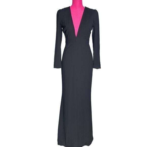 Anthropologie /Camilyn Beth Valerie Plunge Gown - Picture 4 of 10